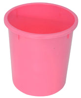 Kuber Industries 3 Pieces Plastic Mug, Dustbin & Tub Set (Pink)
